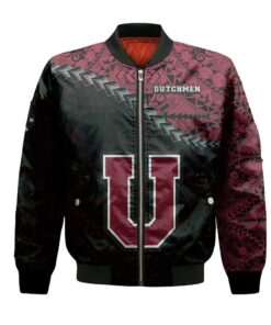 Union Dutchmen Bomber Jacket 3D Printed Grunge Polynesian Tattoo - livanniespoon Store