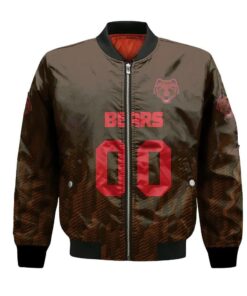 Brown Bears Bomber Jacket 3D Printed Team Logo Custom Text And Number - livanniespoon Store