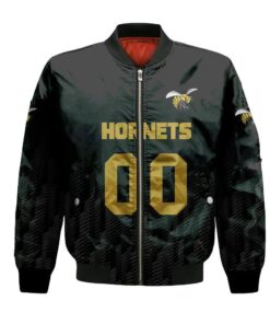 Alabama State Hornets Bomber Jacket 3D Printed Team Logo Custom Text And Number - livanniespoon Store