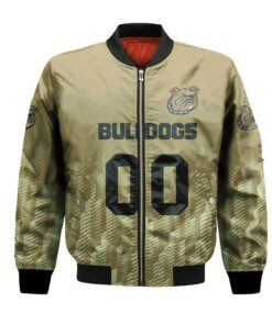 Bryant Bulldogs Bomber Jacket 3D Printed Team Logo Custom Text And Number - livanniespoon Store