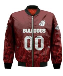 Alabama A&M Bulldogs Bomber Jacket 3D Printed Team Logo Custom Text And Number - livanniespoon Store