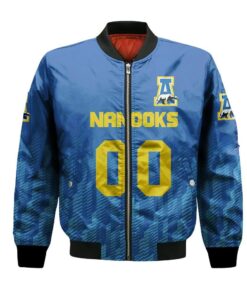 Alaska Nanooks Bomber Jacket 3D Printed Team Logo Custom Text And Number - livanniespoon Store