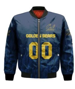 California Golden Bears Bomber Jacket 3D Printed Team Logo Custom Text And Number - livanniespoon Store