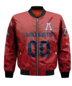 Arizona Wildcats Bomber Jacket 3D Printed Team Logo Custom Text And Number - livanniespoon Store