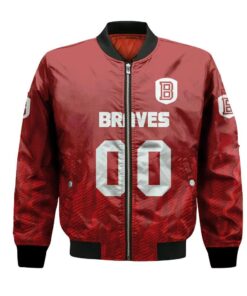 Bradley Braves Bomber Jacket 3D Printed Team Logo Custom Text And Number - livanniespoon Store