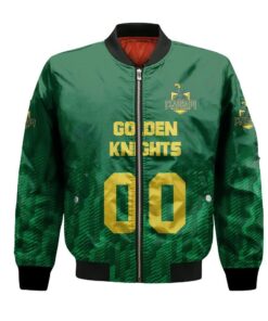 Clarkson Golden Knights Bomber Jacket 3D Printed Team Logo Custom Text And Number - livanniespoon Store