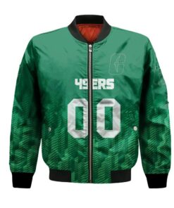 Charlotte 49Ers Bomber Jacket 3D Printed Team Logo Custom Text And Number - livanniespoon Store