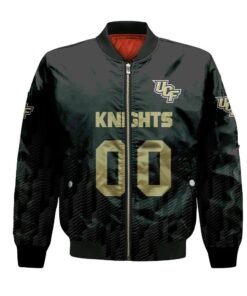 Central Florida Knights Bomber Jacket 3D Printed Team Logo Custom Text And Number - livanniespoon Store