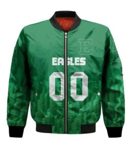 Eastern Michigan Eagles Bomber Jacket 3D Printed Team Logo Custom Text And Number - livanniespoon Store