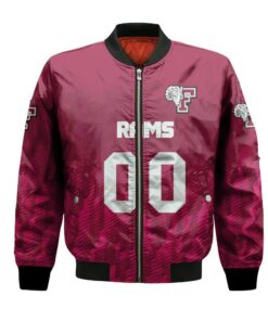 Fordham Rams Bomber Jacket 3D Printed Team Logo Custom Text And Number - livanniespoon Store