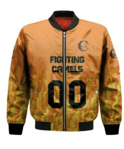 Campbell Fighting Camels Bomber Jacket 3D Printed Team Logo Custom Text And Number - livanniespoon Store