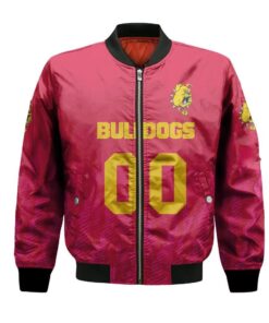 Ferris State Bulldogs Bomber Jacket 3D Printed Team Logo Custom Text And Number - livanniespoon Store