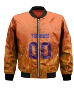 Clemson Tigers Bomber Jacket 3D Printed Team Logo Custom Text And Number - livanniespoon Store