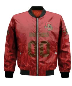 Cornell Big Red Bomber Jacket 3D Printed Team Logo Custom Text And Number - livanniespoon Store