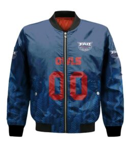 Florida Atlantic Owls Bomber Jacket 3D Printed Team Logo Custom Text And Number - livanniespoon Store