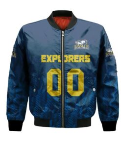 La Salle Explorers Bomber Jacket 3D Printed Team Logo Custom Text And Number - livanniespoon Store