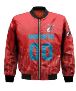 Delaware State Hornets Bomber Jacket 3D Printed Team Logo Custom Text And Number - livanniespoon Store