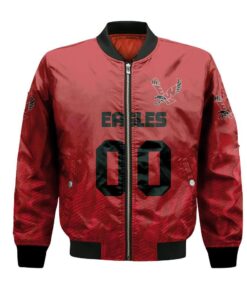 Eastern Washington Eagles Bomber Jacket 3D Printed Team Logo Custom Text And Number - livanniespoon Store