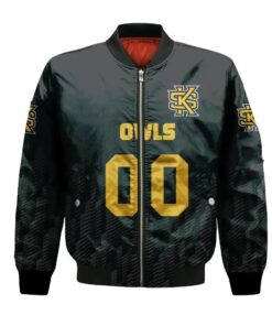 Kennesaw State Owls Bomber Jacket 3D Printed Team Logo Custom Text And Number - livanniespoon Store