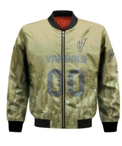 Idaho Vandals Bomber Jacket 3D Printed Team Logo Custom Text And Number - livanniespoon Store