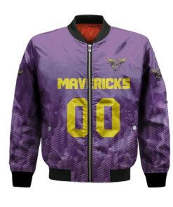 Minnesota State Mavericks Bomber Jacket 3D Printed Team Logo Custom Text And Number - livanniespoon Store