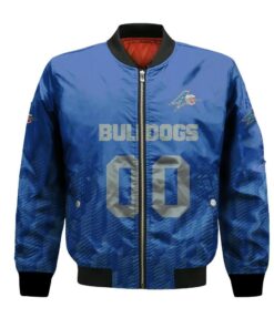 North Carolina Asheville Bulldogs Bomber Jacket 3D Printed Team Logo Custom Text And Number - livanniespoon Store