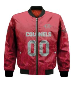 Nicholls Colonels Bomber Jacket 3D Printed Team Logo Custom Text And Number - livanniespoon Store