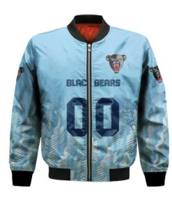 Maine Black Bears Bomber Jacket 3D Printed Team Logo Custom Text And Number - livanniespoon Store