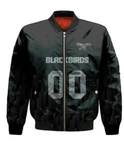 Liu Brooklyn Blackbirds Bomber Jacket 3D Printed Team Logo Custom Text And Number - livanniespoon Store