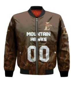 Lehigh Mountain Hawks Bomber Jacket 3D Printed Team Logo Custom Text And Number - livanniespoon Store