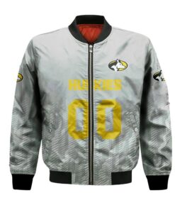 Michigan Tech Huskies Bomber Jacket 3D Printed Team Logo Custom Text And Number - livanniespoon Store
