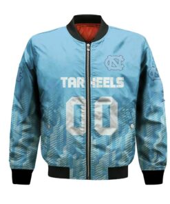 North Carolina Tar Heels Bomber Jacket 3D Printed Team Logo Custom Text And Number - livanniespoon Store