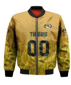 Missouri Tigers Bomber Jacket 3D Printed Team Logo Custom Text And Number - livanniespoon Store