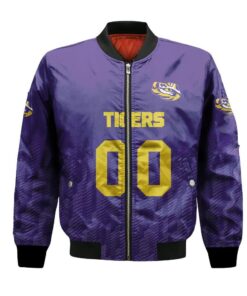 Lsu Tigers Bomber Jacket 3D Printed Team Logo Custom Text And Number - livanniespoon Store