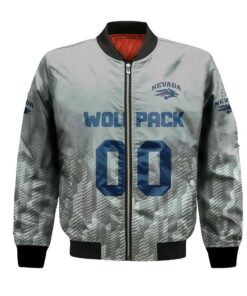 Nevada Wolf Pack Bomber Jacket 3D Printed Team Logo Custom Text And Number - livanniespoon Store