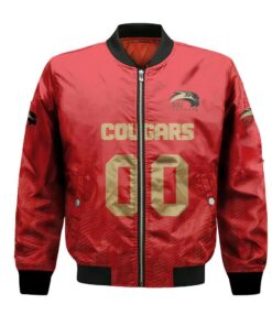 Siu Edwardsville Cougars Bomber Jacket 3D Printed Team Logo Custom Text And Number - livanniespoon Store
