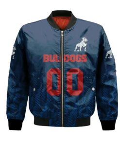 Samford Bulldogs Bomber Jacket 3D Printed Team Logo Custom Text And Number - livanniespoon Store