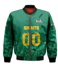 Siena Saints Bomber Jacket 3D Printed Team Logo Custom Text And Number - livanniespoon Store