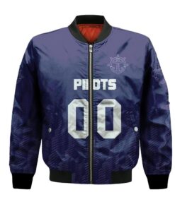 Portland Pilots Bomber Jacket 3D Printed Team Logo Custom Text And Number - livanniespoon Store