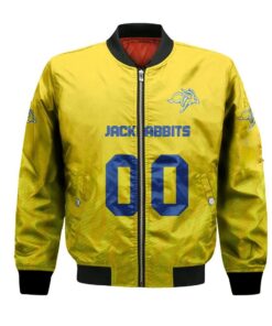 South Dakota State Jackrabbits Bomber Jacket 3D Printed Team Logo Custom Text And Number - livanniespoon Store