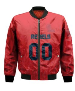 Ole Miss Rebels Bomber Jacket 3D Printed Team Logo Custom Text And Number - livanniespoon Store
