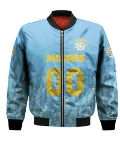 Southern Jaguars Bomber Jacket 3D Printed Team Logo Custom Text And Number - livanniespoon Store