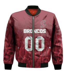 Santa Clara Broncos Bomber Jacket 3D Printed Team Logo Custom Text And Number - livanniespoon Store