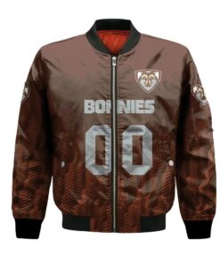 St. Bonaventure Bonnies Bomber Jacket 3D Printed Team Logo Custom Text And Number - livanniespoon Store