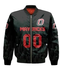 Omaha Mavericks Bomber Jacket 3D Printed Team Logo Custom Text And Number - livanniespoon Store