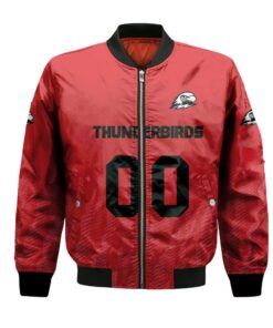 Southern Utah Thunderbirds Bomber Jacket 3D Printed Team Logo Custom Text And Number - livanniespoon Store