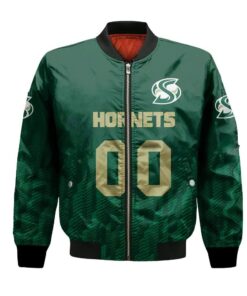 Sacramento State Hornets Bomber Jacket 3D Printed Team Logo Custom Text And Number - livanniespoon Store