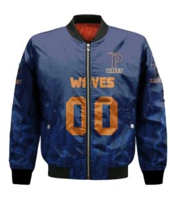 Pepperdine Waves Bomber Jacket 3D Printed Team Logo Custom Text And Number - livanniespoon Store