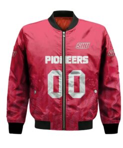 Sacred Heart Pioneers Bomber Jacket 3D Printed Team Logo Custom Text And Number - livanniespoon Store