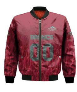 Rider Broncs Bomber Jacket 3D Printed Team Logo Custom Text And Number - livanniespoon Store
